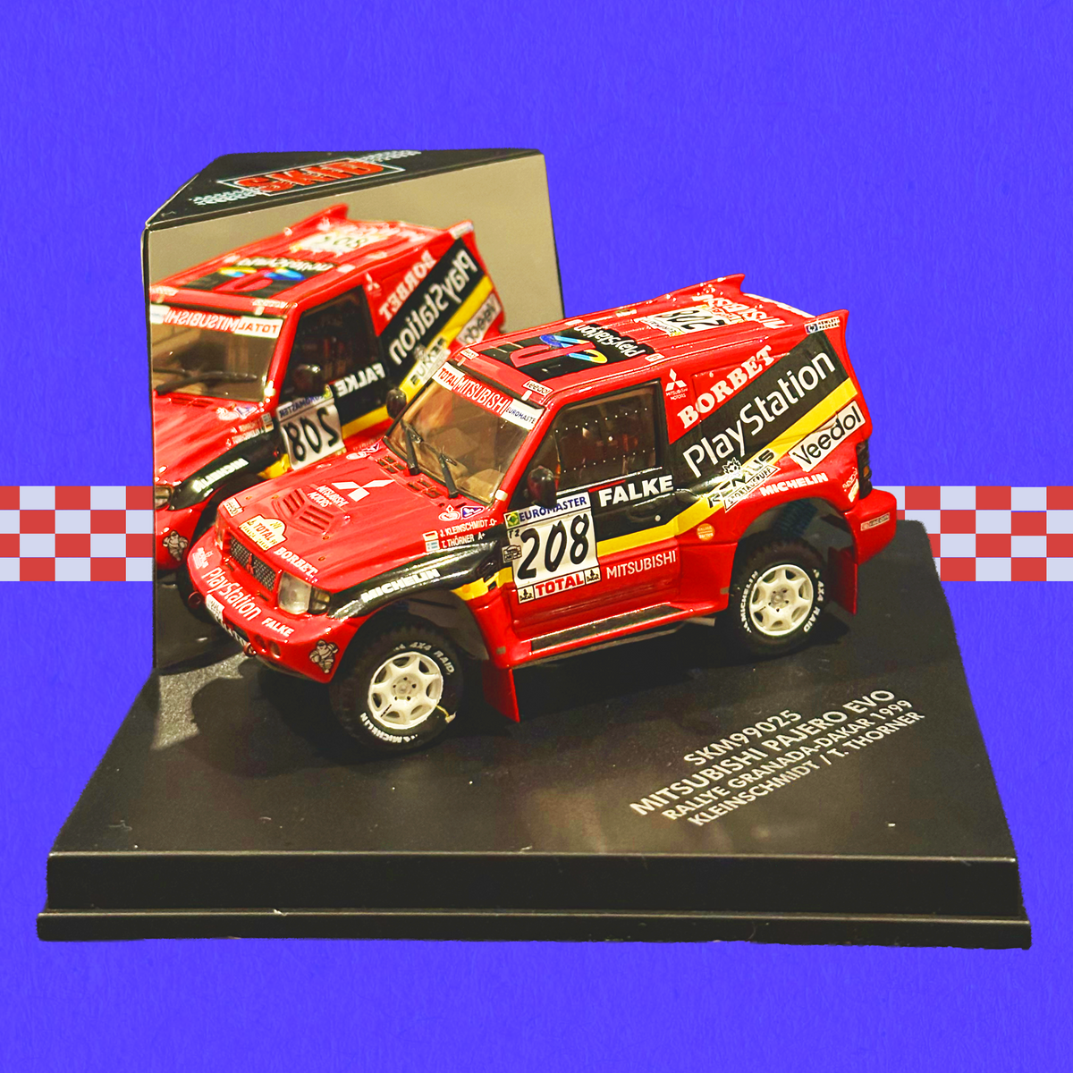 Mitsubishi Pajero Evolution Dakar Rally 1/43 Model VITESSE